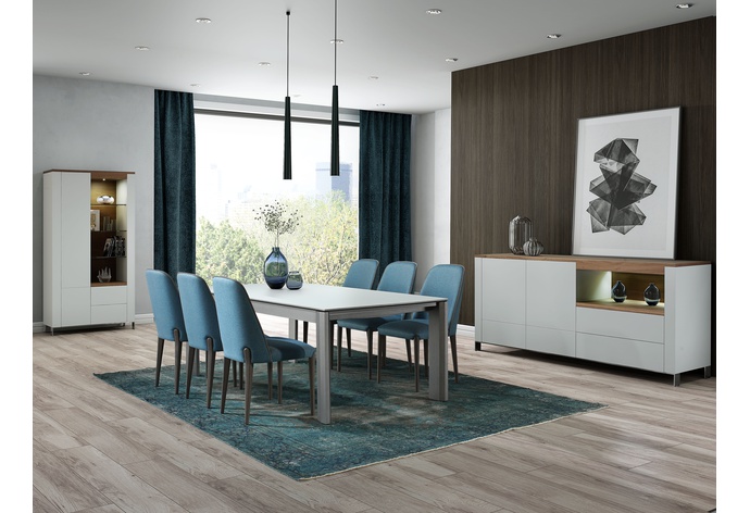 Moon Rectangular Extension Dining Table