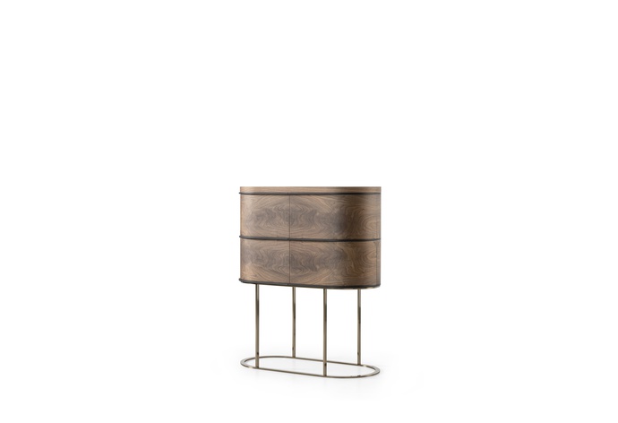 Aria Cabinet with Metal Legs