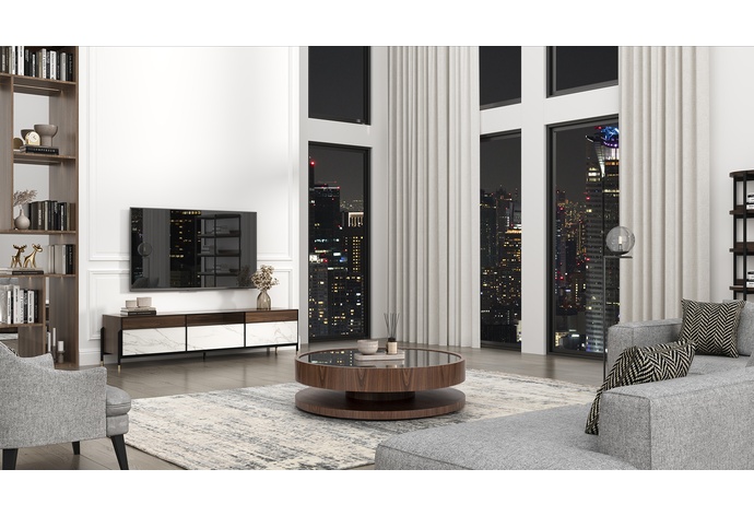 Newport TV Unit 1DD+1D+1N+1DD