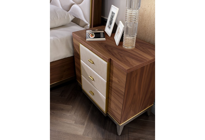 Couture 3 Drawer Nightstand