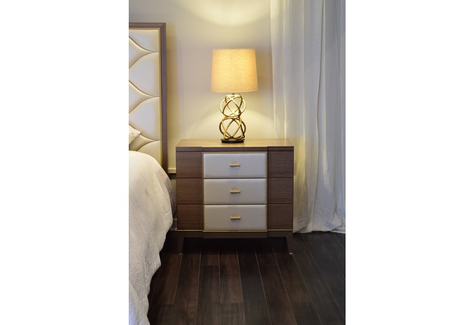 Couture 3 Drawer Nightstand