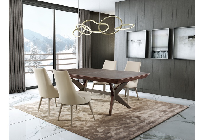 Assemblage Rectangular Extension Dining Table