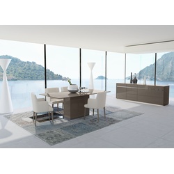 Mediale Rectangular Fixed Top Dining Table